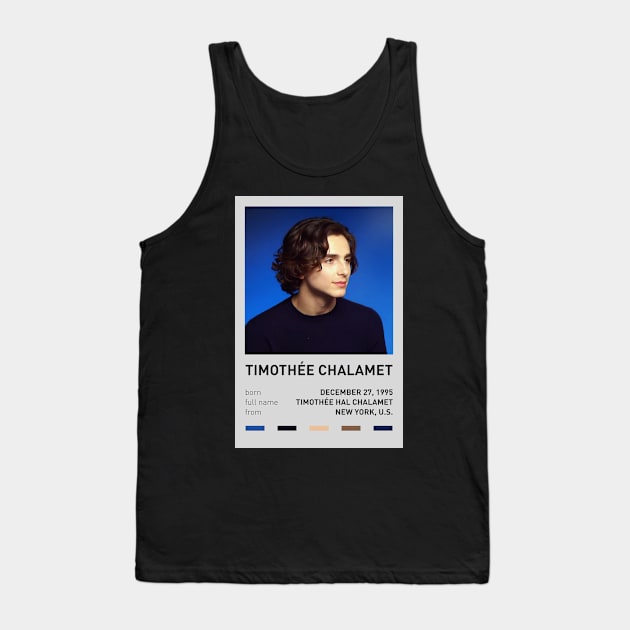 Timothée Chalamet Tank Top by sinluz